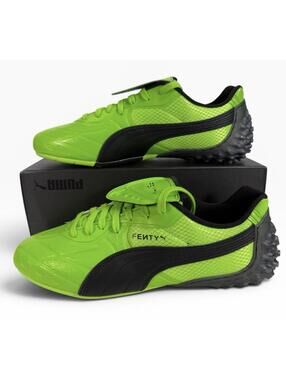 FENTY x PUMA Avanti LS-X Rihanna Sneakers 404809 010 GREEN Women's Shoe Size 10
